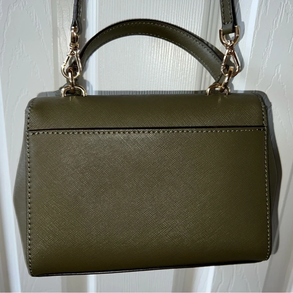 Michael Kors OLIVE Ava Extra Small Saffiano Leather Crossbody Bag - Picture 2 of 9
